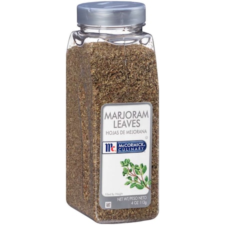 McCormick Marjoram Leaves Whole 4 Oz. Container, PK6